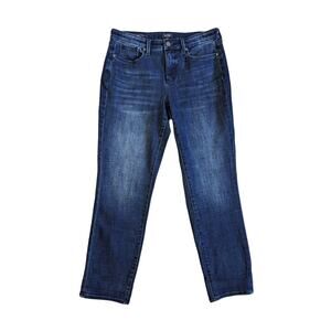 NYDJ Ami Skinny Jeans Clean Horizon Blue Denim Womens 6 Stretch Slim Cotton Pant